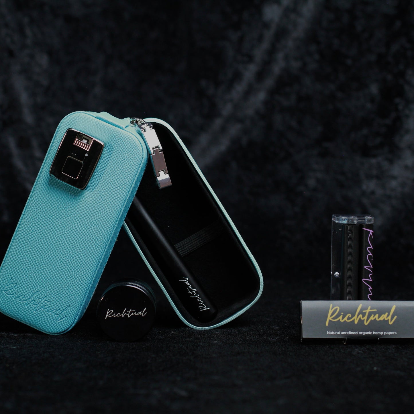 Bermuda Blue Locking Richtual Cache