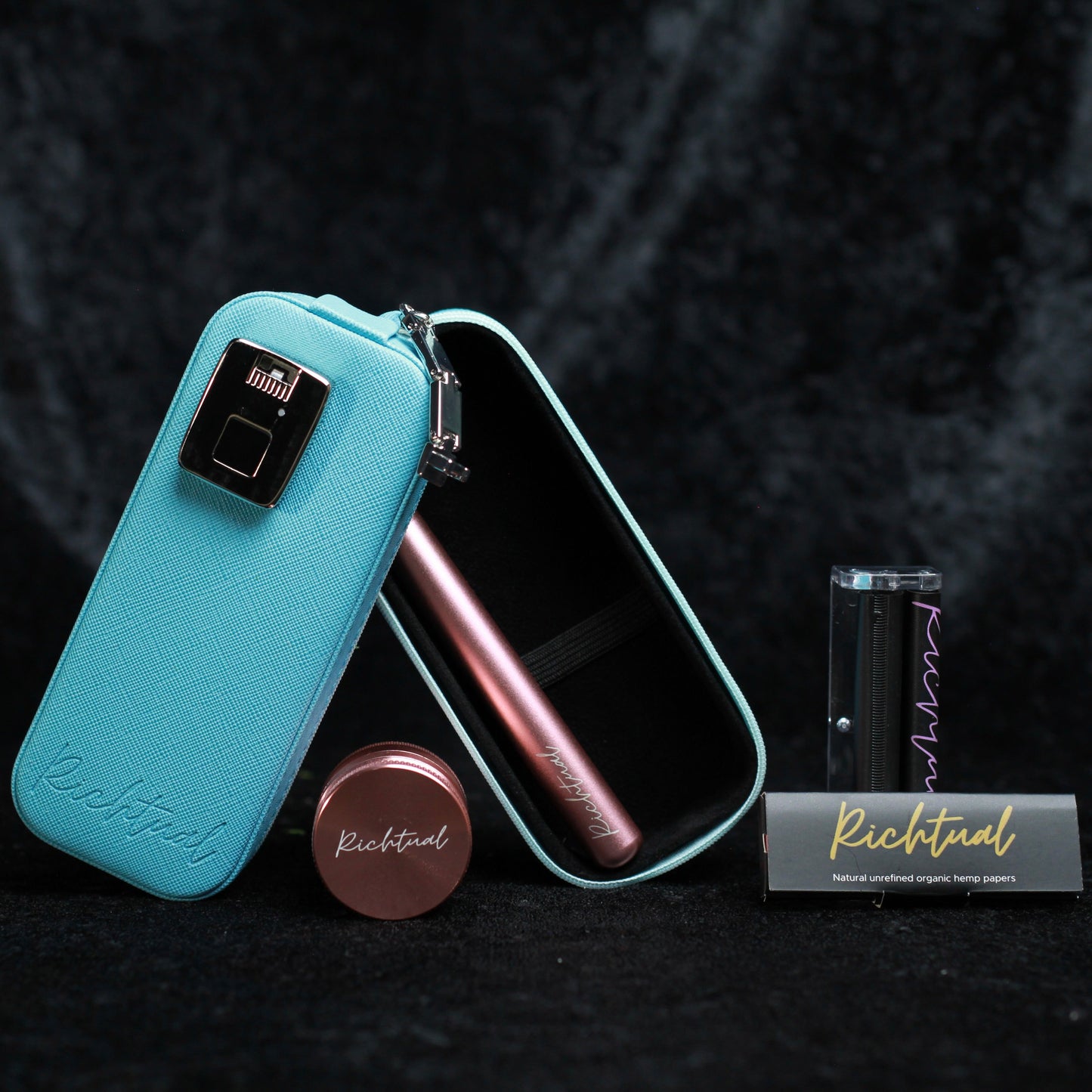 Bermuda Blue Locking Richtual Cache